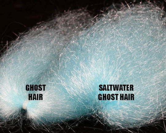 Synthetic Fibers Saltwater Ghost Hair Fluo Salmon Sybai