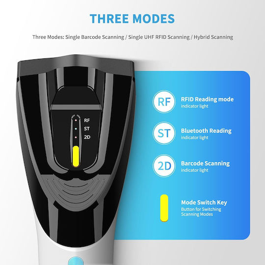 Scanner portabil Wireless cu capacitate de citire a codurilor de bare 1D