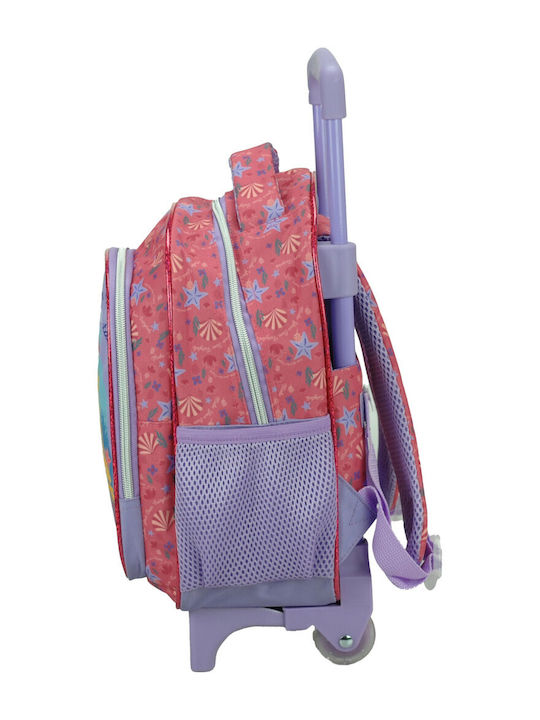 Gim Princess Ariel School Trolley Bag Kindergarten With Water Bottle Holder Multicolour 12 Litre 25 x 15 x 30cm 2025