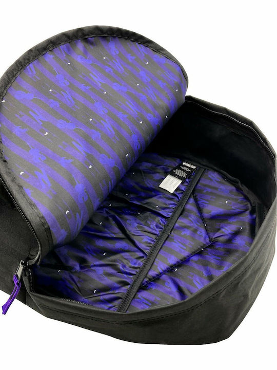 TOYBAGS Wednesday School Bag Backpack Junior High-High School Black