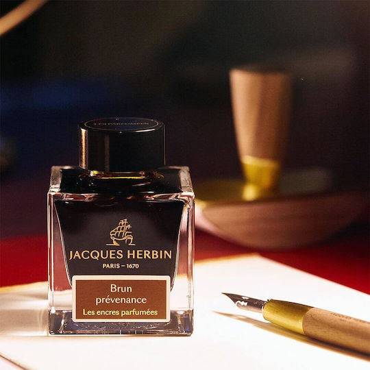 Jacques Herbin Ersatz- und Füllfederhaltertinten für Füllfederhalter Schwarz 50ml