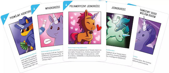 Board Game Unstable Unicorns (PL) for 2-4 Players 18+ Years Old (PL) Rebel Games