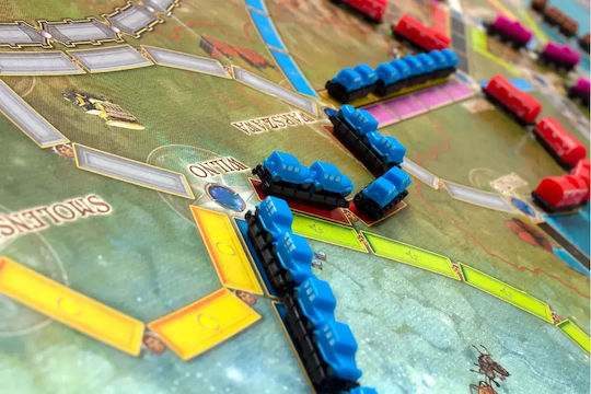 Board Game Ticket to Ride Europe 15th Anniversary (PL) for 2-5 Players 8+ Years Old (PL) Rebel Games