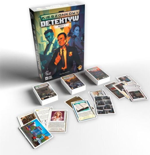 Board Game Pocket Detective: Season 1 (PL) for 1-6 Players 10+ Years Old (PL) Lucky Duck Games