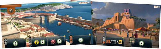 Game Expansion 7 Wonders Buildings (PL) for 3-7 Players 10+ Years Old (PL) Rebel Games