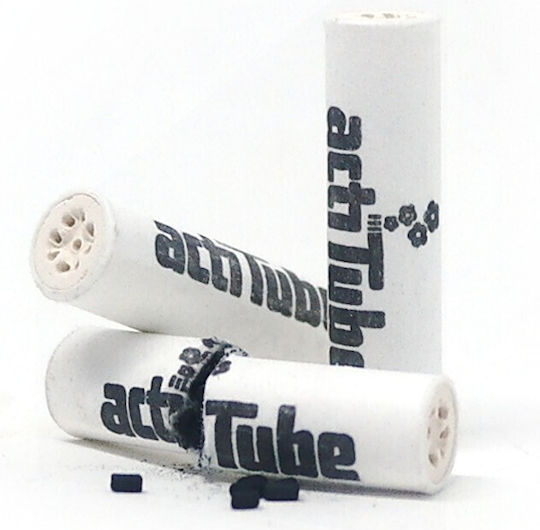 10 Φιλτράκια Πίπας Actitube Slim 7mm Ενεργού Άνθρακα 1 Πακετάκι