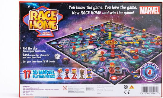 Επιτραπέζιο Παιχνίδι Marvel Avengers - Race Home για 2-4 Παίκτες 6+ Ετών (EN) Cartamundi