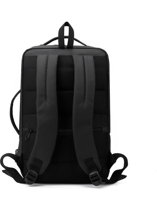 Forecast Waterproof Laptop Backpack for 15.6" Laptop with USB Port in Black Color 2109-mayro