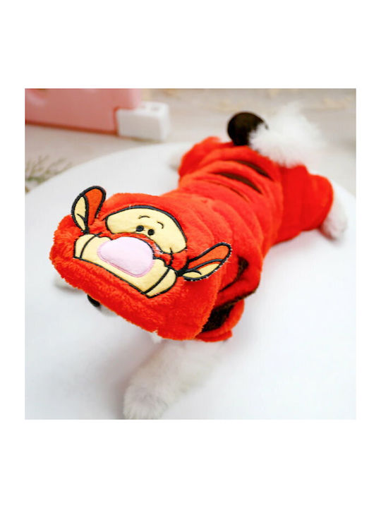Tiger Full Body Clothing for Dogs in Orange Colour XSmall