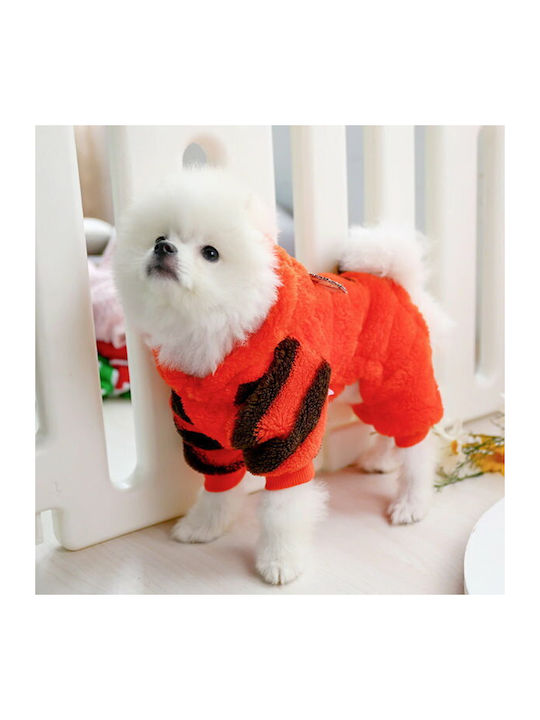 Tiger Full Body Clothing for Dogs in Orange Colour XXSmall