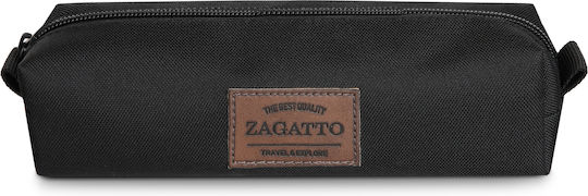 Zagatto Несесер Цилиндрична с 1 Отделение Черна
