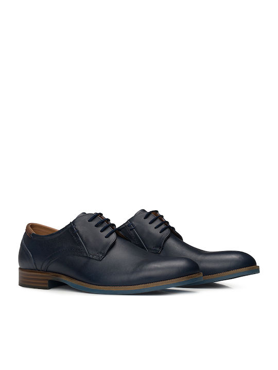 Δερμάτινα Ανδρικά Casual Παπούτσια Blue/Tabbac