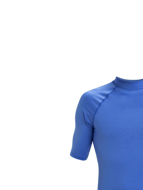 Quiksilver Everyday Ανδρική Κοντομάνικη Αντηλιακή Μπλούζα Μπλε