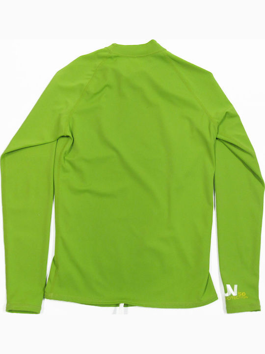 Aropec Femei Mânecă lungă Tricou de protecție solară Verde