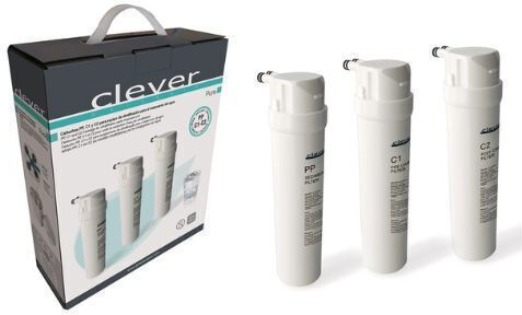 Clever Countertop Water Filter Replacement made of Activated Carbon PP-C1-C2 3pcs