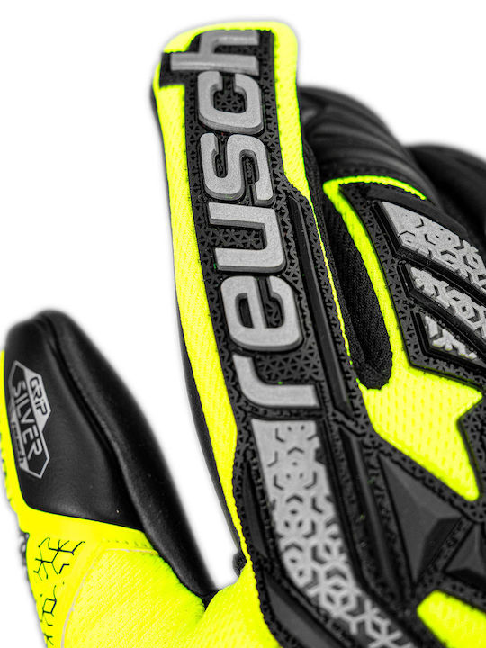 Reusch Attrakt Freegel Kids Goalkeeper Gloves Yellow
