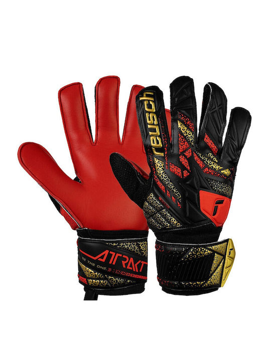 Reusch Attrakt Solid Adults Goalkeeper Gloves Black