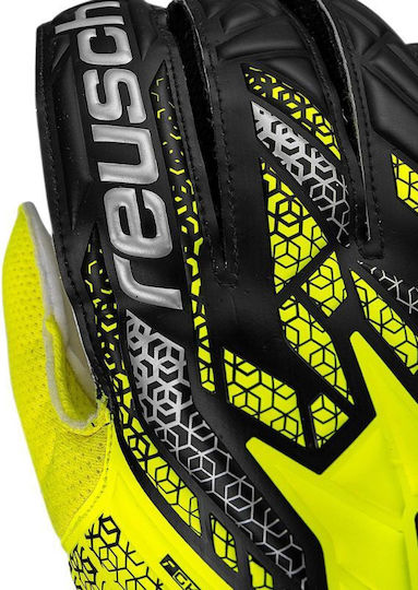 Reusch Attrakt Solid Γάντια Τερματοφύλακα Ενηλίκων Κίτρινα