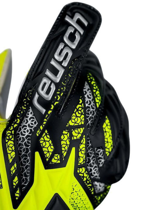 Reusch Attrakt Solid Kids Goalkeeper Gloves Yellow