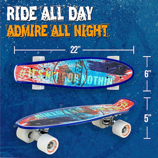 Flybar Nerf Nation C3 6" Complete Penny Board Μπλε