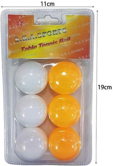 Group Operation Ζ694307 Μπαλάκια Ping Pong 6τμχ