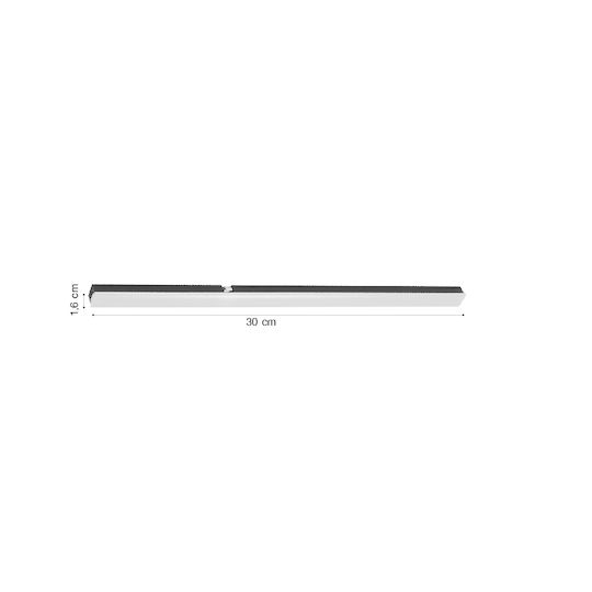 Inlight LED Γραμμικό Φωτιστικό Οροφής 6W Θερμό Λευκό Μ30xY1.6εκ.