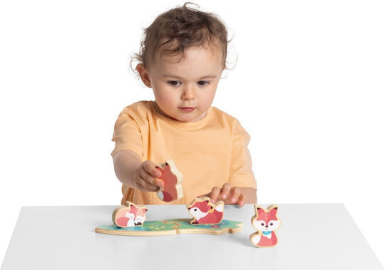 Chicco Ζωάκι Bears Set από Ξύλο