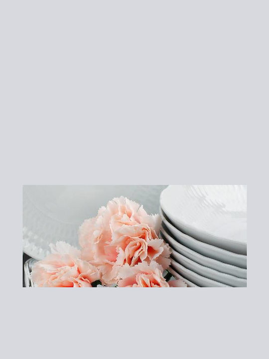 Cmielow White Porcelain Dinnerware Set 44pcs