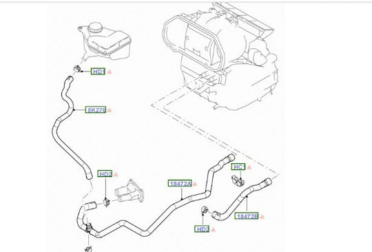 Γνησιο Κολαρo Δοχειου Διαστολης Ford Fiesta 01-08/fusion Cbk 2001-2012-1546432