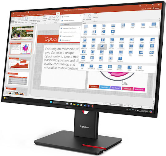 Lenovo ThinkVision T27-40 IPS Monitor 27" FHD 1920x1080