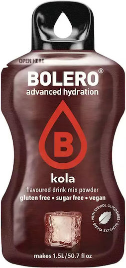 Bolero Сок в Прах 1.5L във Вода Кола Без захар 9гр 12бр