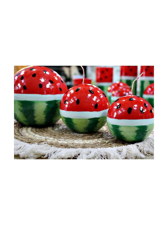 Χειροποίητο Κερί Μπάλα Watermelon Π43 Cm