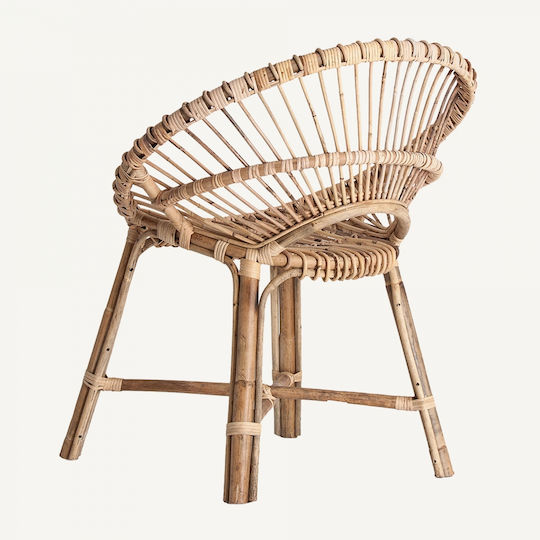 Πολυθρόνα Εξωτερικού Χώρου Rattan Φυσικό