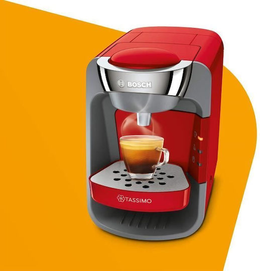 Bosch Suny Kapsel-Kaffeemaschine Tassimo Druck 3.3bar Rot