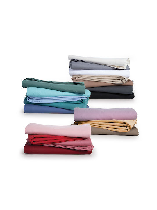 Nef-Nef Homeware Basic Kissenbezug-Set mit Umschlagumschlag Lavender 52x72cm.