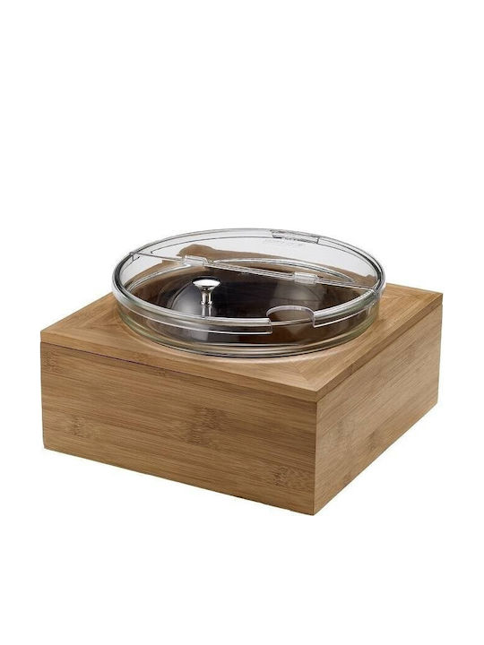 Bamboo Case Set Bowl 26x26x11cm Hole Ø22 Cm