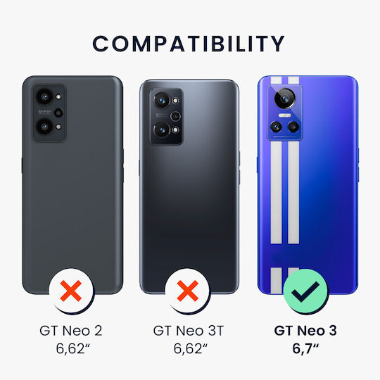 KWmobile Back Cover Silicon Negru (Realme GT Neo 3)