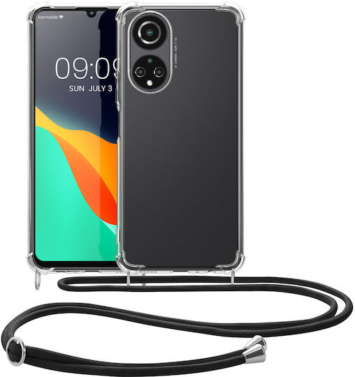 KWmobile Back Cover Silicone with Strap Transparent (Honor X7)