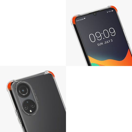 KWmobile Back Cover Silicone with Strap Transparent (Honor X7)