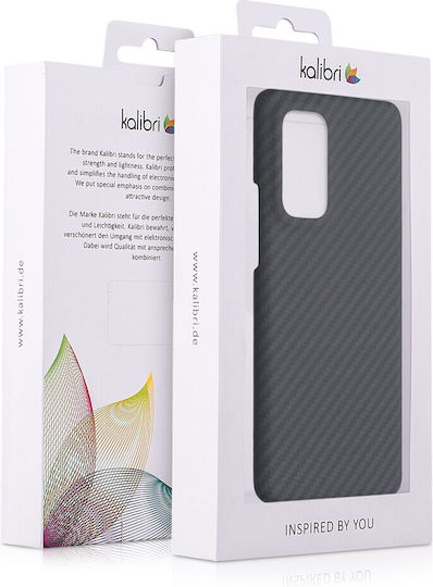 Kalibri Задна корица Aramid Fiber Черен (OnePlus 9)