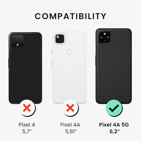 KWmobile Back Cover Σιλικόνης Ροζ (Google Pixel 4a 5G)
