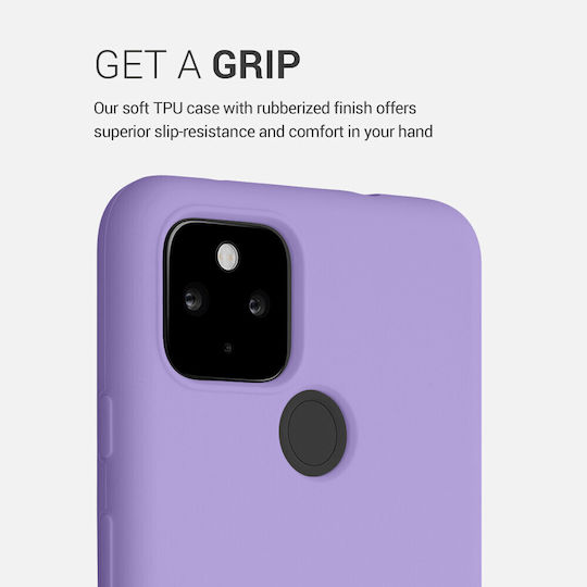 KWmobile Back Cover Σιλικόνης Μωβ (Google Pixel 4a 5G)