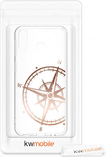 KWmobile Back Cover Silicon Roz (Galaxy M20)
