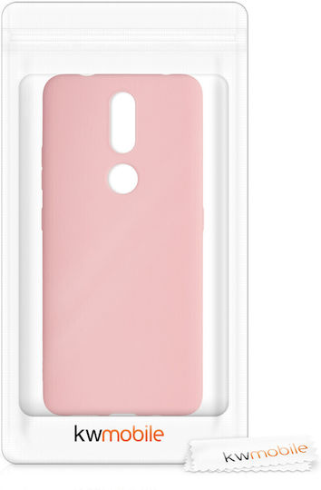 KWmobile Umschlag Rückseite Silikon Rose Gold (Nokia 2.4)
