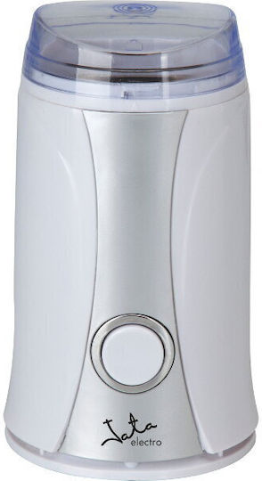 Jata Ηλεκτρικός Μύλος Καφέ 160W με Χωρητικότητα 65gr Λευκός