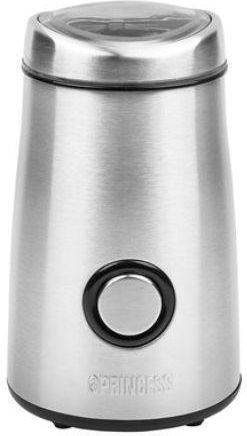Princess 242196 Electric Coffee Grinder 150W for 50gr Beans Silver