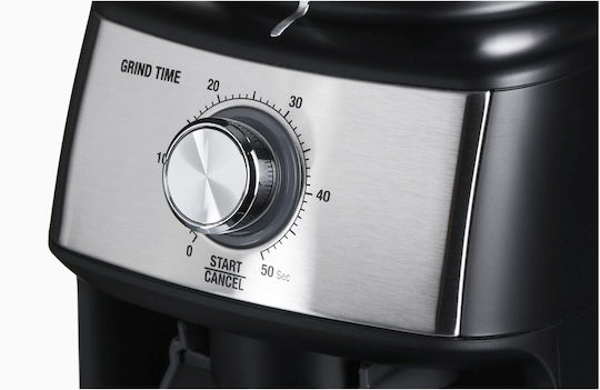 Sage Dose Control Pro Electric Coffee Grinder 130W for 340gr Beans and 50 Grind Levels Black