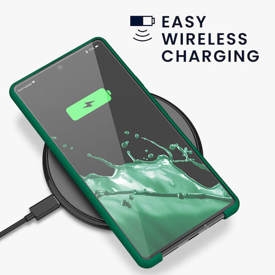 KWmobile Umschlag Rückseite Silikon Grün (Google Pixel 6)