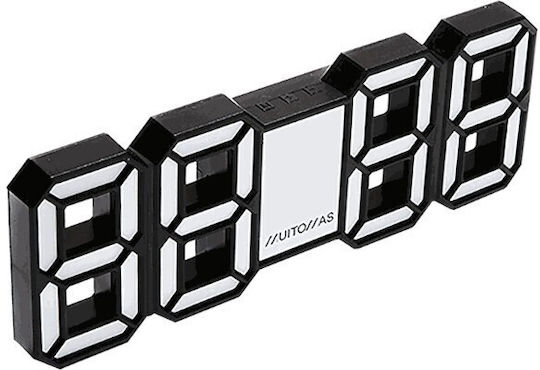 Muitomas Масов Дигитален LED Пластмасов Сив Масов Часовник