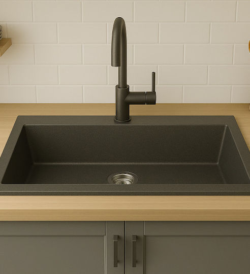 Unixton Ένθετος από Συνθετικό Γρανίτη Μ78xΠ50cm Ανθρακί